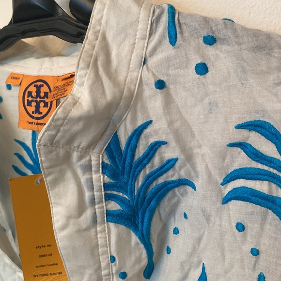 NWT TORY BURCH Embroidered Tunic - Picture 6 of 9